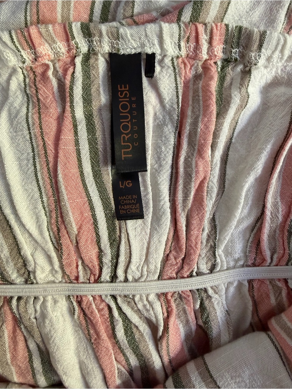 Striped flowy summer dress - Picture 3 of 3